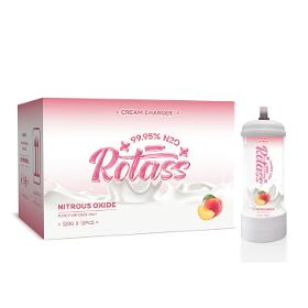 Rotass 0.52L peach flavor cream charger