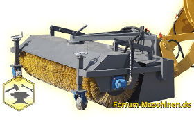 Sweeper for DM yard loader / wheel loader