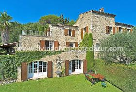 Beautiful Mas in Mougins Pibonson with unobstructed views