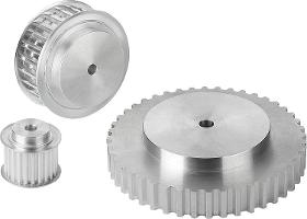 Toothed belt pulleys t profile