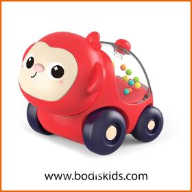 Tumbling cute cartoon animal toy car