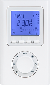 Wireless thermostat for infrared heaters