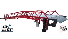 Loading Ramp with with electric tilting bridge - AZ RAMP - STAR- 20T-ZR-E. 20
