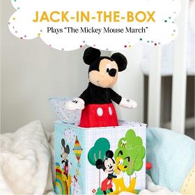 Disney Baby Mickey Mouse Jack-in-The-Box Musical Toy 
