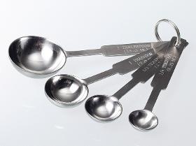 Stainless steel measuring spoons