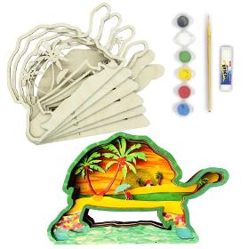 3D Wooden coloring kit Turtle