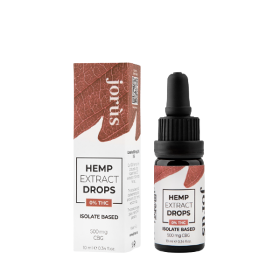 Hemp extract drops CBG 500 mg Isolate based 10 ml
