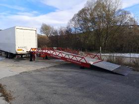 Loading Ramp with with hydraulic tilting bridge - AZ RAMP - STAR- 20T-ZR.20 ton