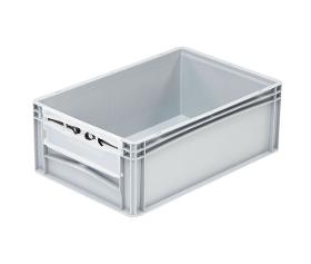 basicline containers with front flaps 600 x 400 x 220 mm