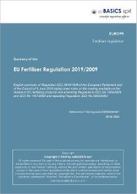 Eu Fertiliser Regulation 2019/2009