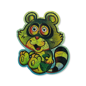 The Raccoon Wooden Puzzle