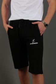 0001 - Zippered Pocket Black Shorts