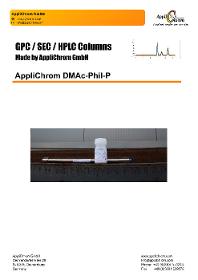 AppliChrom DMAc-Phil-P
