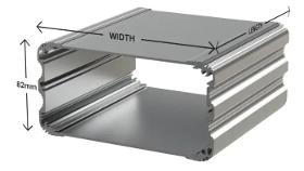 UnioBox 2 Series - Extruded Aluminium Enclosures