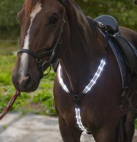 USB rechargeable Flashing Horse Harness 