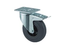 Plastic core transport wheel Rotary with brake