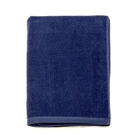 Pool Towels - Plain Navy Blue - 100% Cotton - 400gr