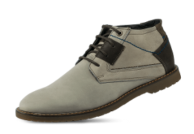 Male shoes of "Clarks" type in beige and brown
