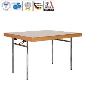 Folding table HUGO QUADRO with HPL table top