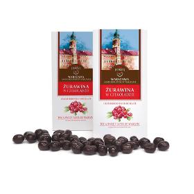 Warsaw chocolate-covered cranberries 125g