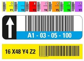 Warehouse Labelling Solutions with Barcode and Numbering