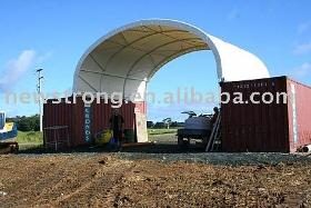 8m Wide Container Shelter