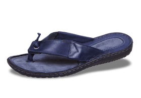 Dark blue men's slippers
