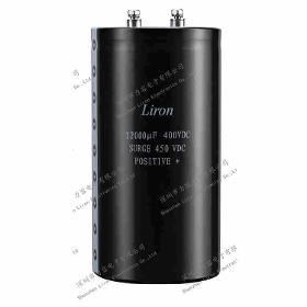 Liron LHX105 centigrade long life screw terminal aluminum electrolytic capacitor