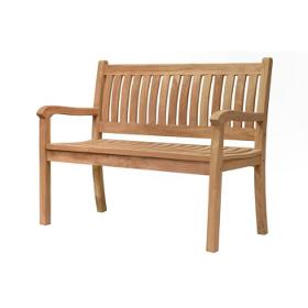 wooden garden bench teak 120x50x92 cm