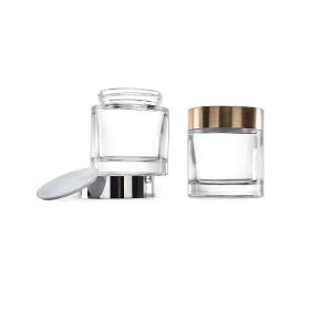 100ml thick-walled glass cosmetic jar perfect packaging 