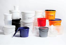 5.5 L food grade plastic bucket (container)