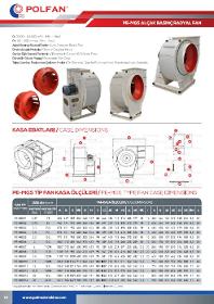 PE-MGS Low Pressure Radial Centrifugal Fan