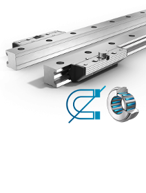 Linear Guides Type Fdd-R Pair Of Single Rails And Pair Of Roller Shoes