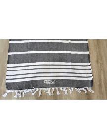 Herringbone weave Turkish towel Capri color