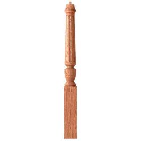 Decorative Wooden Staircase Newel Post