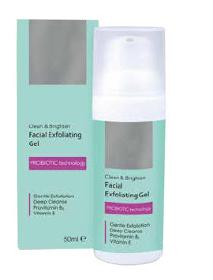 Clean & brighten facial exfoliating gel 50 ml