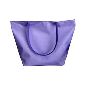 Purple customizable beach bag made of mesh fabric for the rugged 2022 summer