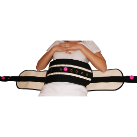 Canvas bed restraint belt magnet 105