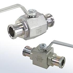 Two-Way Ball Valves with SAE Flange Adapters