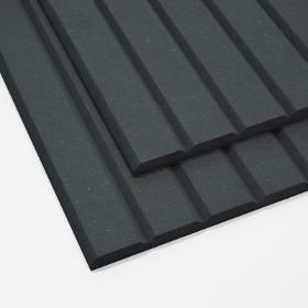 30mm V Grooved Black MDF Panels