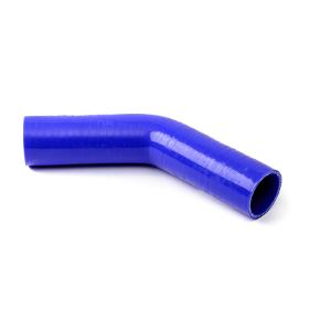 Silicone Bend 45° "blue" 102 Mm