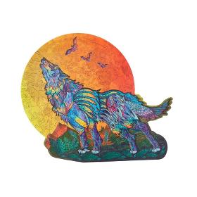 Howling Wolf Wooden Puzzle