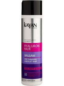 Hair Balsam for thinning and flat hair Hyaluron Kayan, 250 m