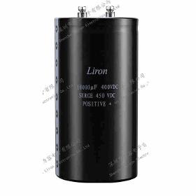 Liron LQR2A small size high ripple current screw terminal aluminum capacitor
