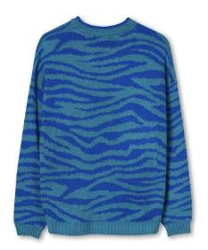 Sweater with different colour gradients