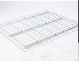 Wire trays for shelving