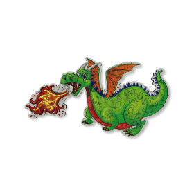 The Friendly Dragon Wooden Puzzle