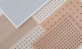 Perforated Wood Panel
