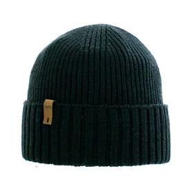 Knitted  hat with a turn up merino wool