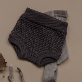 Bloomers knitted texture peppercorn